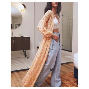 Free People Kadence Robe Maxi Duster